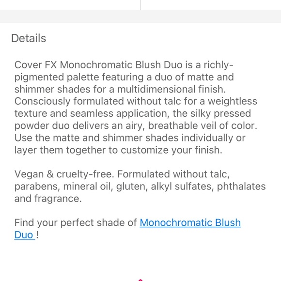 Cover FX Monochromatic Blush Duo WARM HONEY 🍯 - Picture 5 of 8